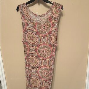 Free People Multicolor Mandala Maxi Dress